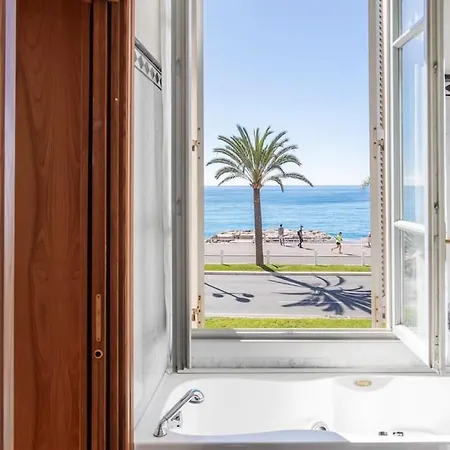 #15 Staywiz Us -sea Front Ac Stunning View For 6 Pers Wifi דירה ניס